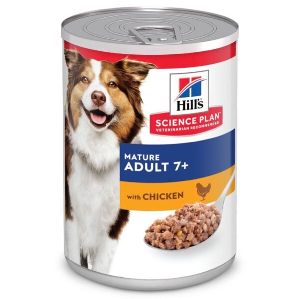 Hill&apos;s Science Plan Hond Mature Adult Natvoer kip 12 x 370g blik