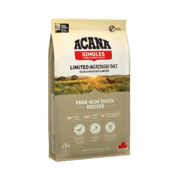 Acana Singles free-run duck hond 11,4 kilo