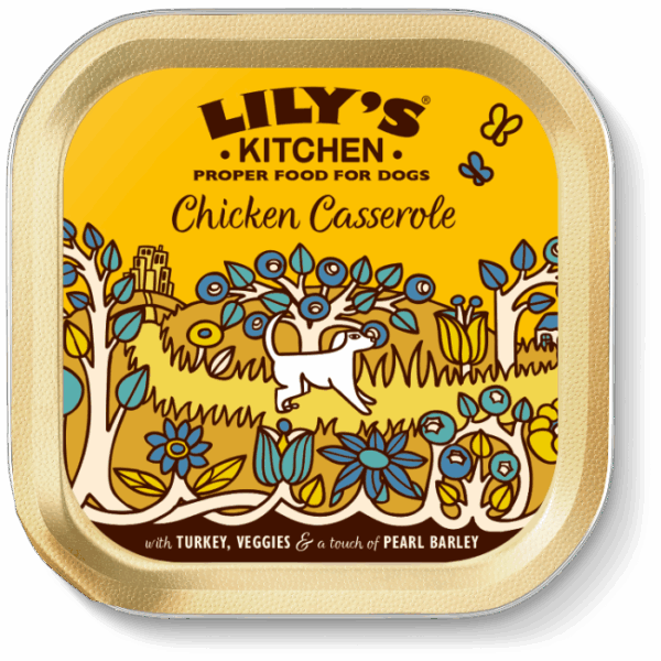 Lily&apos;s Kitchen Kip/Kalkoen Casserole hondenvoer nat 10 x 150 gram