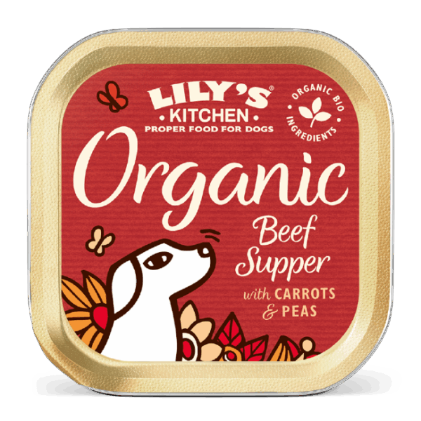 Lily's Kitchen Organic Supper Rund natvoer hond 11 x 150 gram