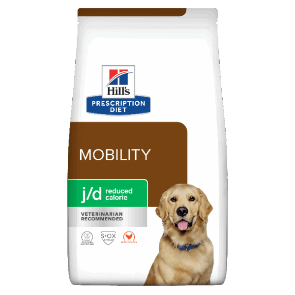 Hill&apos;s Prescription Diet J/D Reduced Calorie hondenvoer met Kip 12kg