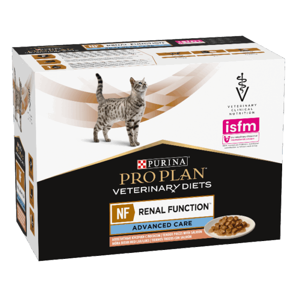 Purina Pro Plan Veterinary Diets NF Advanced Care Renal Function Zalm natvoer kat (10 x 85 gram)