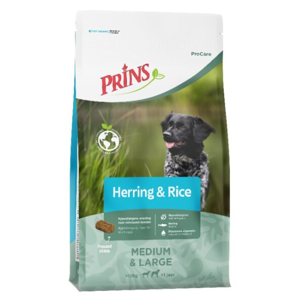 Prins Procare Hypoallergenic Haring&Rijst hondenvoer 3kg