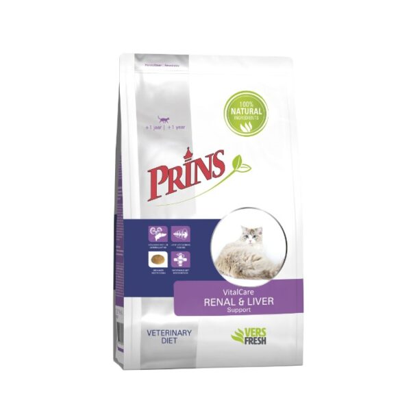 Prins VitalCare Dieet Renal&Liver Support kattenvoer 1,5kg