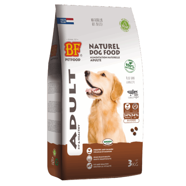 Biofood adult krokant hondenvoer 3kg