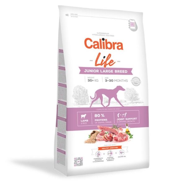 Calibra Life Dog Junior Large Breed Lamb hondenvoer 2,5kg