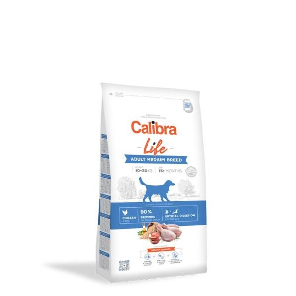 Calibra Life Dog Adult Medium Breed Chicken hondenvoer 2,5kg