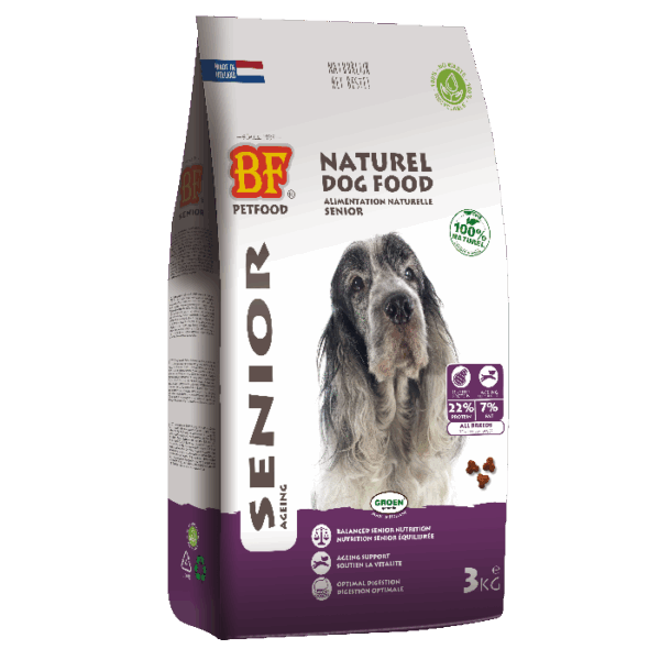 Biofood senior hondenvoer 3kg