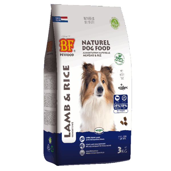 Biofood Lam en Rijst hondenvoer 3kg