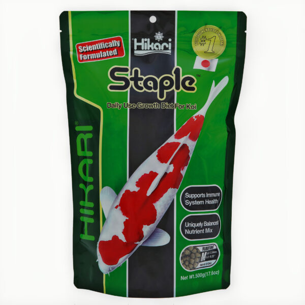 Hikari Staple Medium 500g - Kwaliteit Vijvervoer voor Koi & Visgezondheid