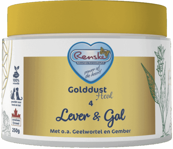 Renske Golddust Heal 4 - Lever & Gal 250gram