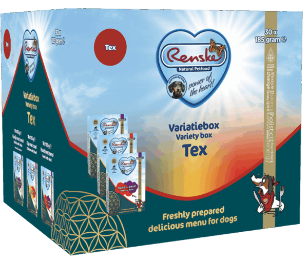 Renske variatiebox Tex 30 x 185gram hondenvoer