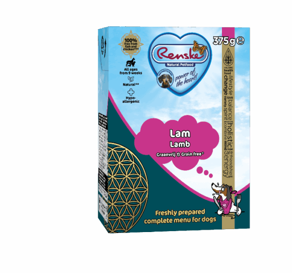 Renske vers hondenvoer lam graanvrij 375 gram