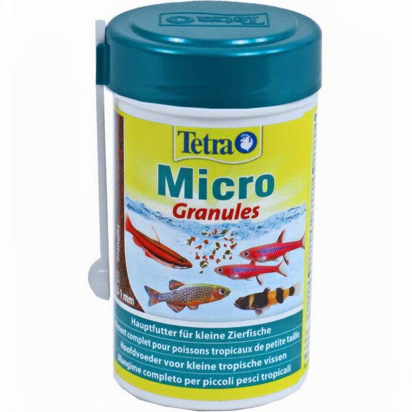 Tetra Micro Granulaat 100 Ml - Compleet Voer voor Kleine Vissen, Bevordert Kleur & Gezondheid