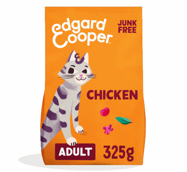 Edgard & Cooper graanvrij kip kattenvoer 325gr