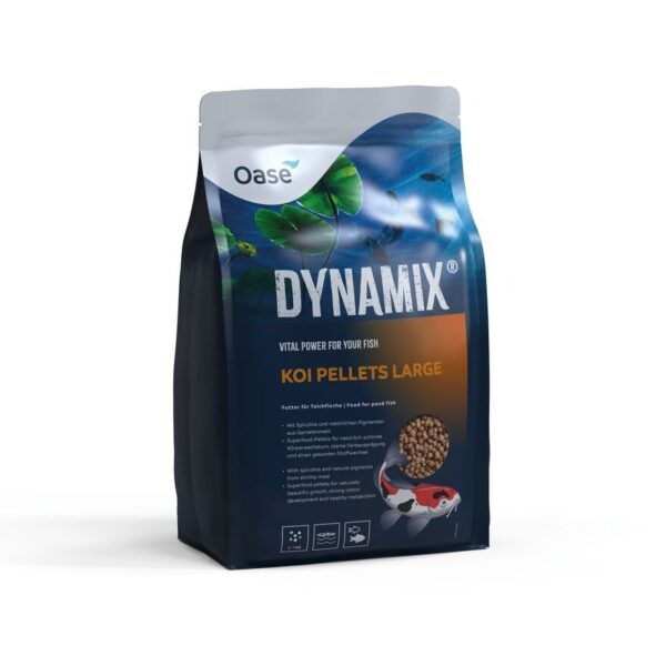 Oase DYNAMIX Koi Pellets Large 8L - Voer voor Groei en Kleur voor Koi >20cm