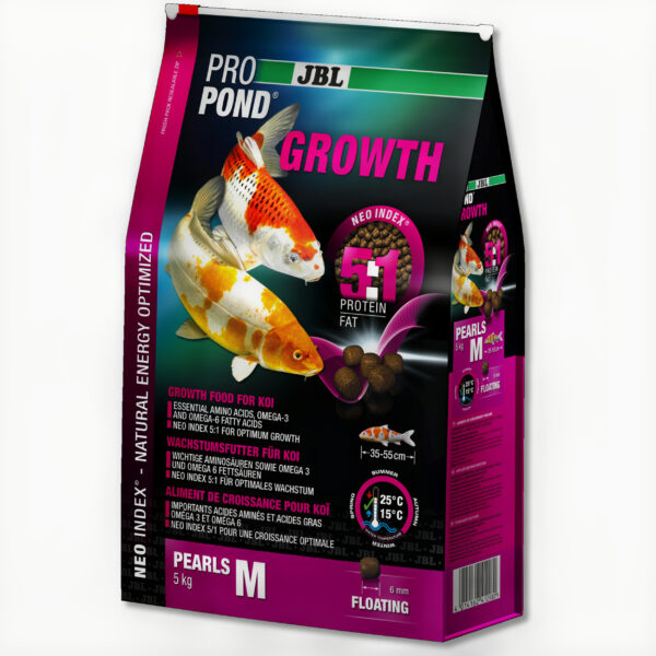 JBL Propond Growth M Vijvervoer 5kg - Voeding voor Groei & Vitaliteit bij 15-25°C