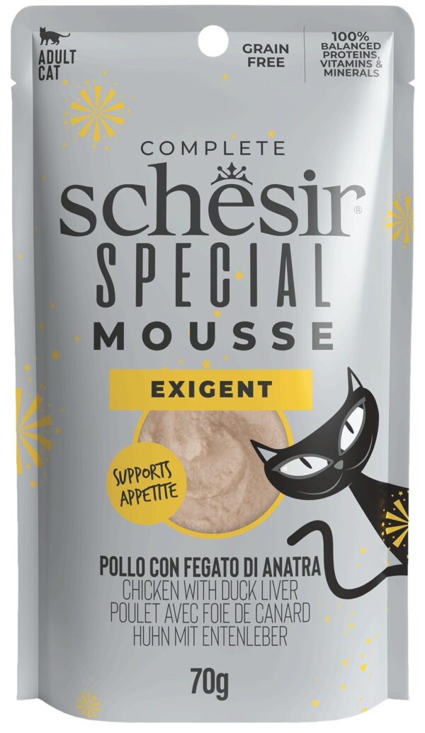 Schesir - Special Exigent Kat Pouch Mousse Kip&eendenlever 70gr