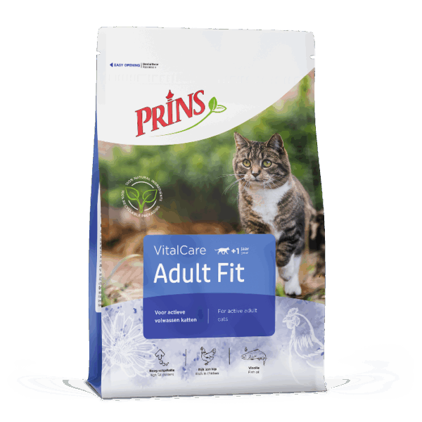 Prins Vitalcare Adult Fit kattenvoer 4kg