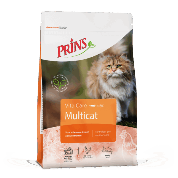 Prins Vitalcare Multicat kattenvoer 4kg