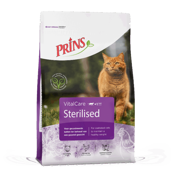 Prins VitalCare Sterilised kattenvoer 4kg