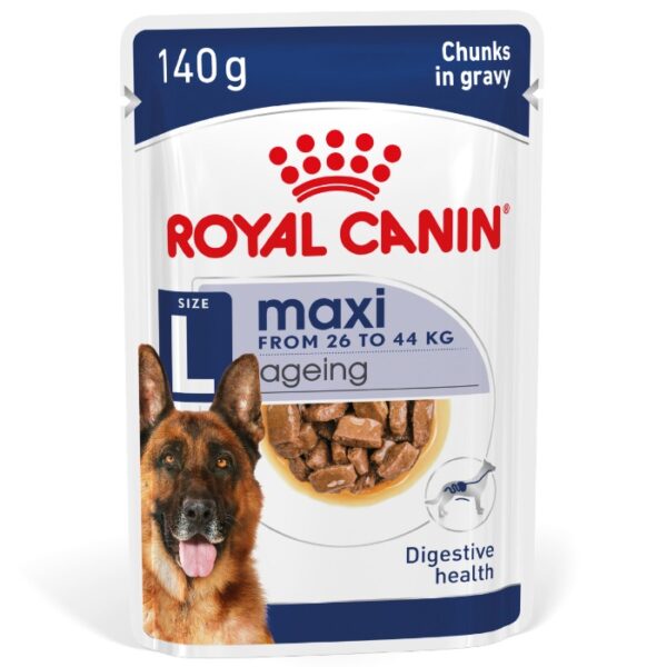 Royal Canin Maxi Ageing (senior) natvoer hondenvoer zakjes 10x140g