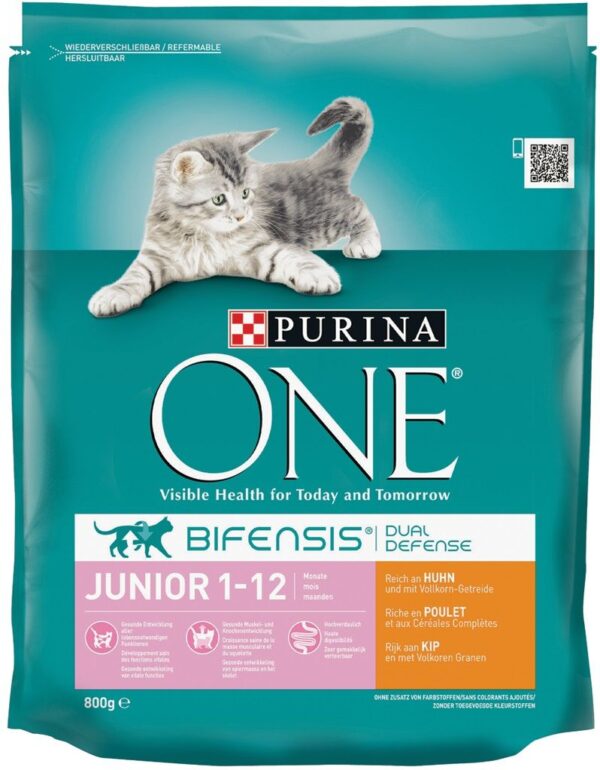 Purina One - Junior Kip / Volkoren granen