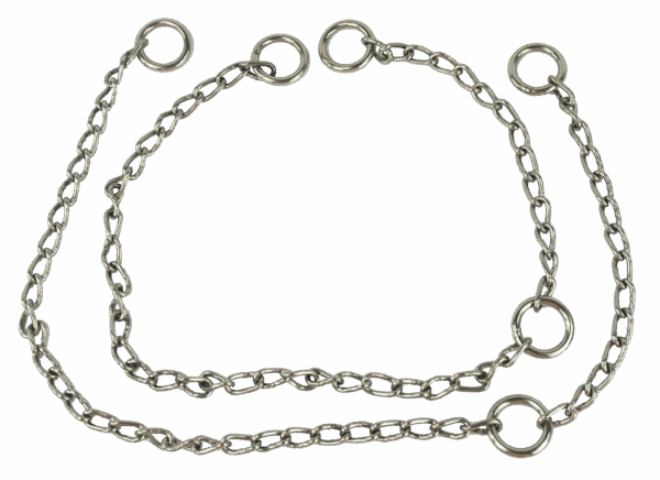 Veeverlosketting RVS 67cm + 3 ogen