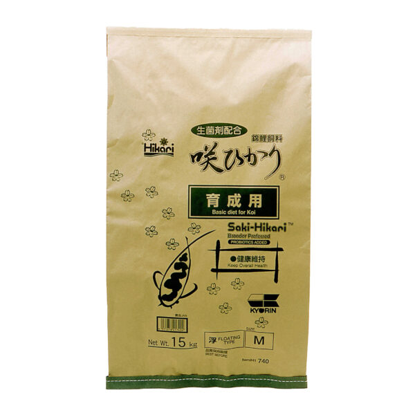 Saki Hikari Balance L Koi Voer 15kg - Probiotische Groeibevorderaar voor Grote Koi