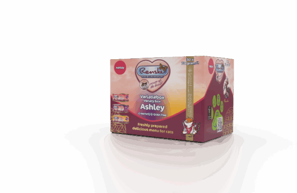 Renske variatie box Ashley mouse 30 x 70gram kattenvoer