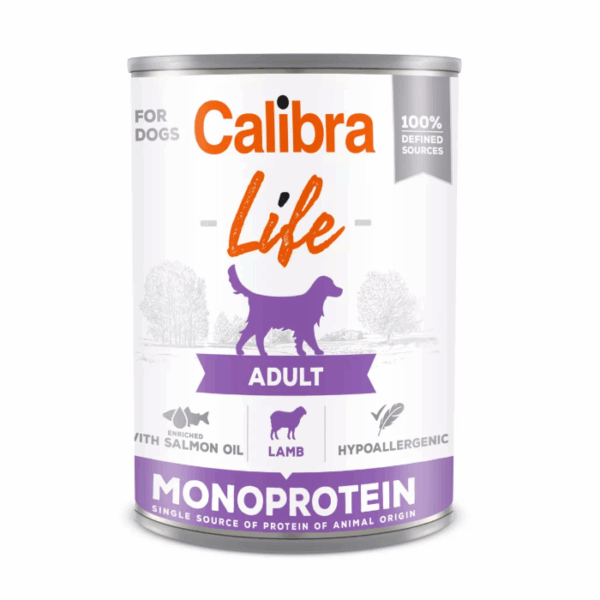 Calibra Life Dog Adult Monoprotein Lam natvoer hond 400 gram