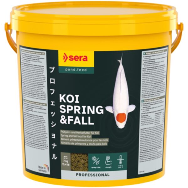 Sera Koi Professional Spring & Fall Koivoer - 7 kg, 21 L - Voeding voor Voor- en Najaar