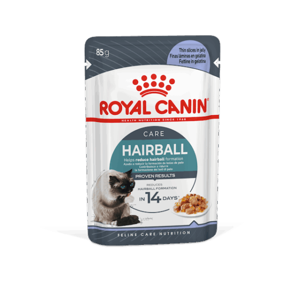 Royal Canin Hairball Care in Jelly (gelei) natvoer kattenvoer 12 x 85 gram