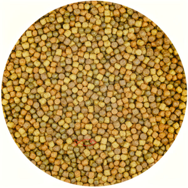 Vivani Top Mix 3mm Koi Voer 15kg - Complete Voeding met Kleurversterker voor Vitaliteit