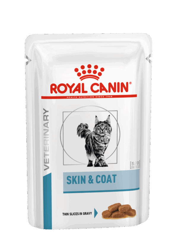 Royal Canin Skin & Coat kattenvoer 12x85gr natvoer