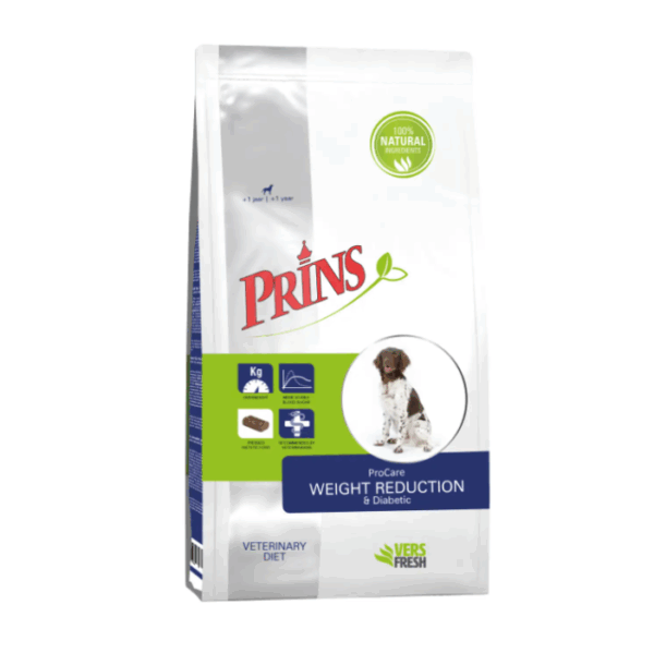 Prins ProCare Diet Pressed Weight Reduction & Diabetic hondenvoer 12 kg