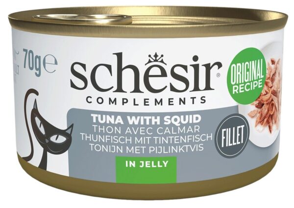 Schesir Complements - Tonijn met inktvis in Jelly, 70gr