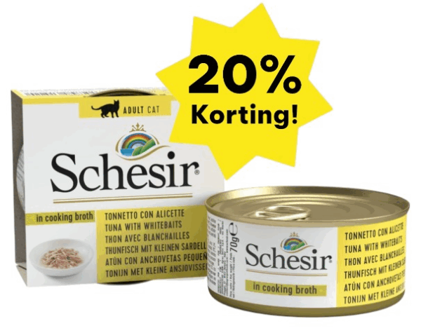 Schesir - in Bouillon - Tonijn met Kleine Ansjovissen